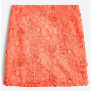 J. Crew | Lace appliqué mini skirt | NWT